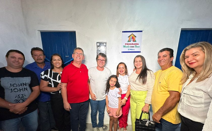 ﻿﻿Prefeitura de Ibateguara entrega a 106ª residência do  Programa Minha Casa Nova