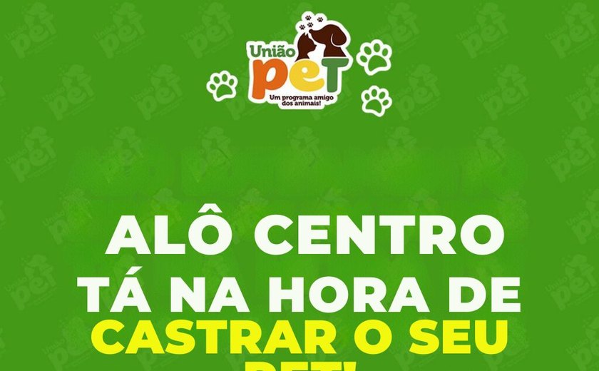 Programa União Pet chega ao Centro de União dos Palmares