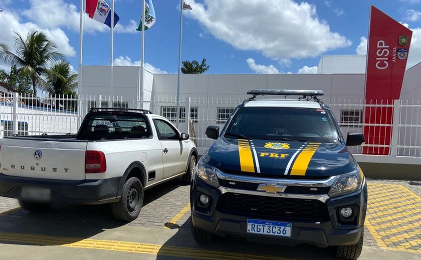 Veículo furtado em Maceió é localizado pela PRF horas após o crime