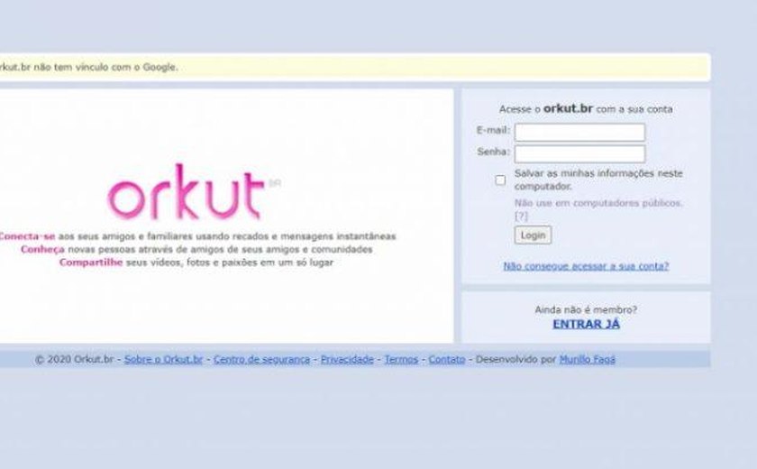 Criador do Orkut reativa site original e promete novidades em breve