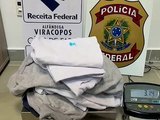 Homem é preso com 3 kg de cocaína diluída em roupas no aeroporto de Viracopos