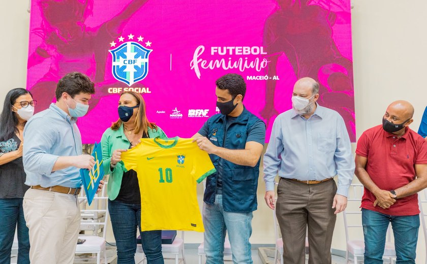 Prefeito JHC abre CBF Social que visa descobrir talentos do futebol feminino em Maceió