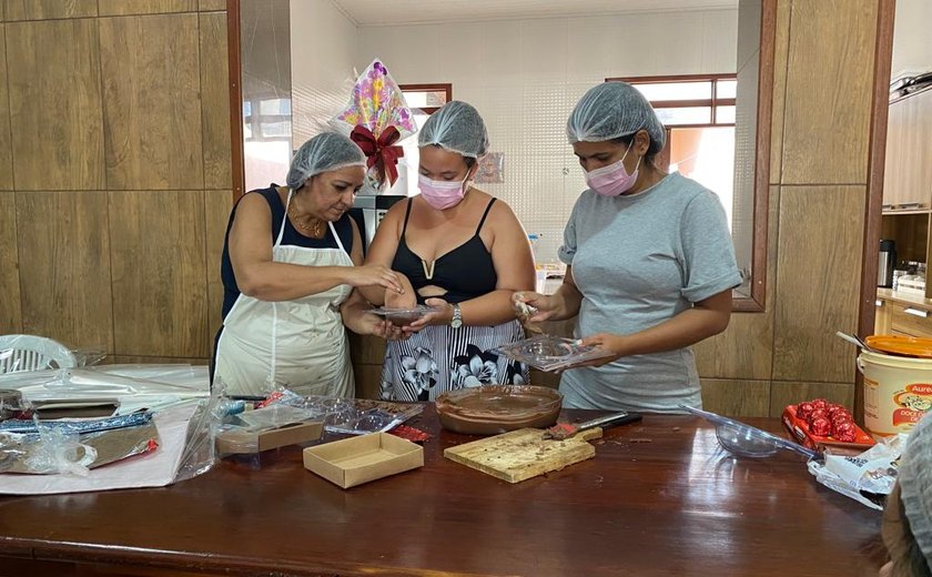 São José da Laje oferece curso gratuito para confecção de ovos de Páscoa