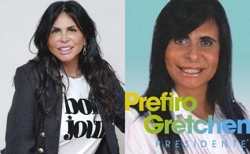 Gretchen brinca com meme e “se candidata” à Presidência