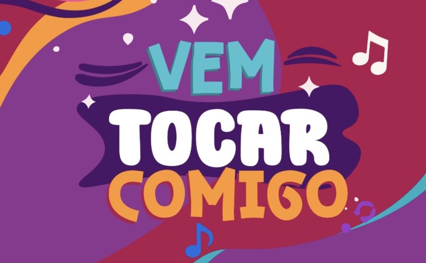 Com o projeto “Vem Tocar Comigo”, Prefeitura de União dos Palmares leva aulões gratuitos de música à Cohab Velha nesta quinta-feira (19)