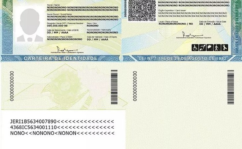 Nova carteira de identidade começa a ser emitida na próxima semana