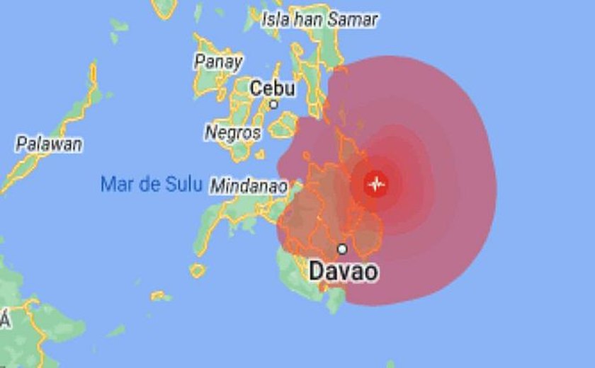 Terremoto de magnitude 7,6 nas Filipinas gera alerta de 'tsunami devastador'