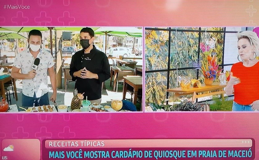 Maceió é destaque no programa Mais Você com pontos instagramáveis