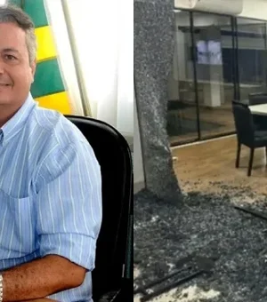 Prefeito entra com caminhonete na casa da ex e atira contra ela e o namorado