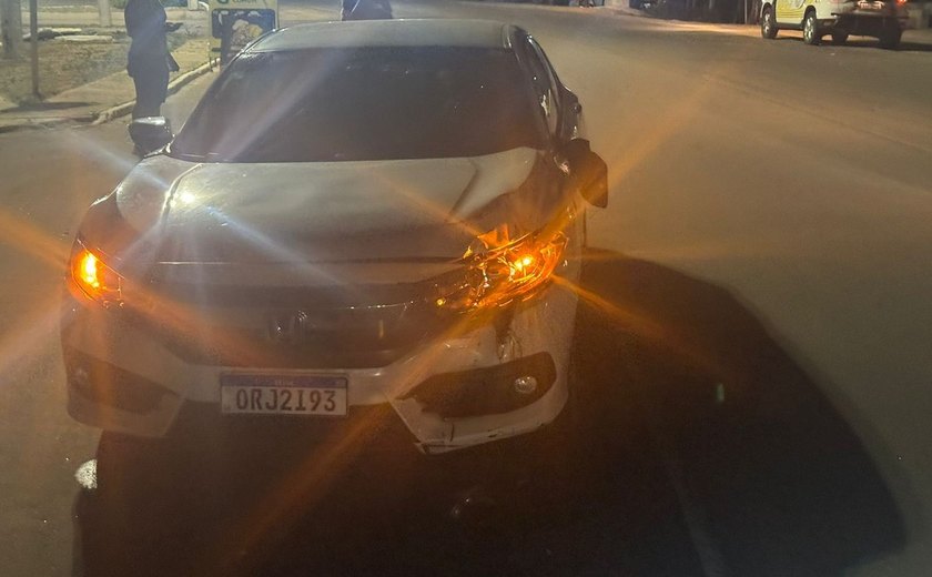 Motociclista tenta manobra irregular e colide em carro no Agreste