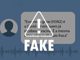 É falso que H3N2 seja o novo coronavírus em pacientes já vacinados contra Covid-19