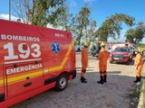 Homem é resgatado após cair de silo de fábrica de coco em Murici