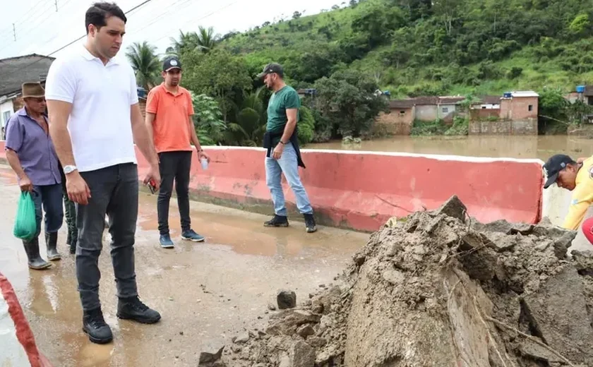 Prefeitura de Santana do Mundaú decreta situação de emergência em virtude das fortes chuvas