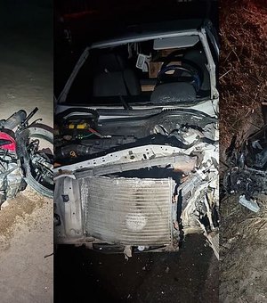 Suspeita de 'racha': três morrem após carro e motos baterem na AL-220