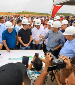 Governador anuncia retomada imediata das obras do aeroporto de Maragogi