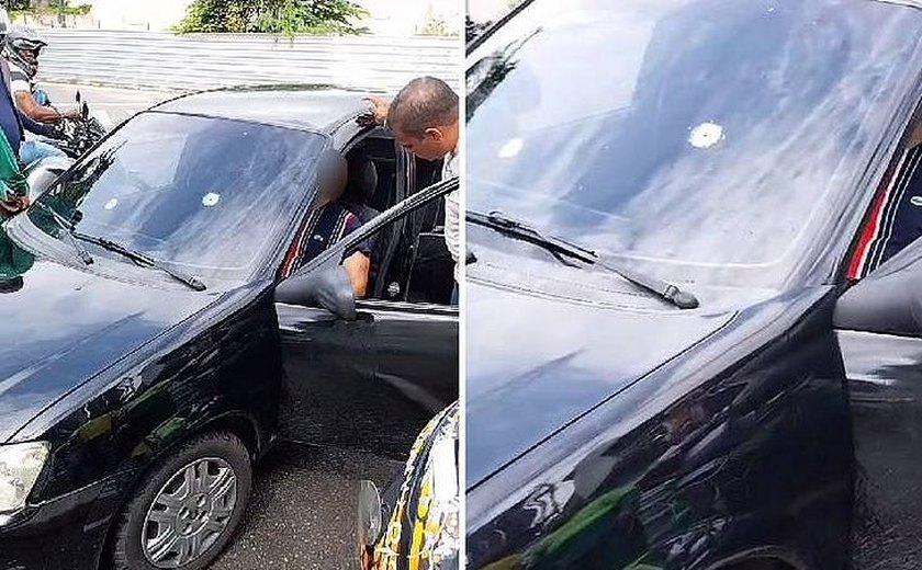 Motorista de aplicativo reage a suposto assalto e é baleado em Maceió