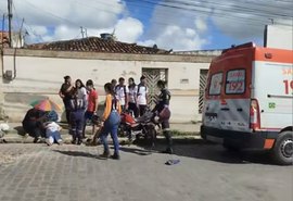 Estudante é atropelada por motocicleta a caminho da escola em Arapiraca