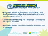 Prefeito de Branquinha assina ordem de serviço para construção de novos espaços
