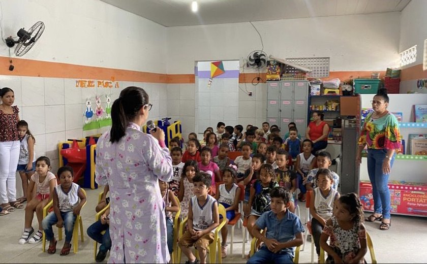 Prefeitura de Ibateguara realiza ação  em prol da saúde bucal dos estudantes da Escola Muniz Falcão