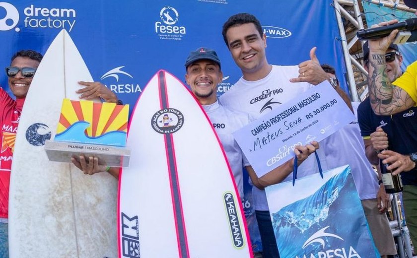 Prefeito JHC entrega premiação do Campeonato Brasileiro de Surf e reforça incentivo ao esporte na capital