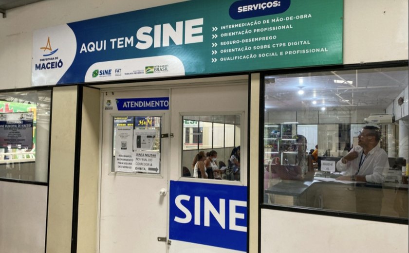 Sine Alagoas oferta mais de 2,5 mil vagas de emprego com carteira assinada