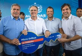 Murici recebe micro-ônibus do Novo PAC para transporte de pacientes do SUS