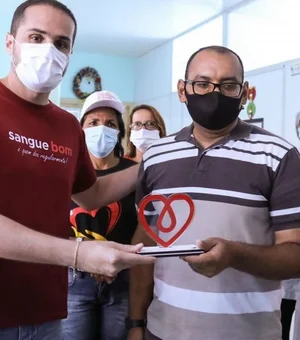 Hemoal homenageia os alagoanos com o maior número de doações de sangue