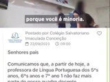 Professora é demitida após ensinar linguagem neutra em sala de aula