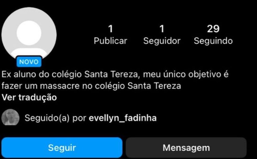 Em Maceió, Escola recebe ameaça de massacre e Bope vai até o local