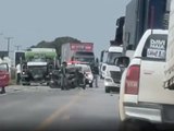 Motorista morre em colisão entre carro e caminhão na BR-424, em Marechal Deodoro