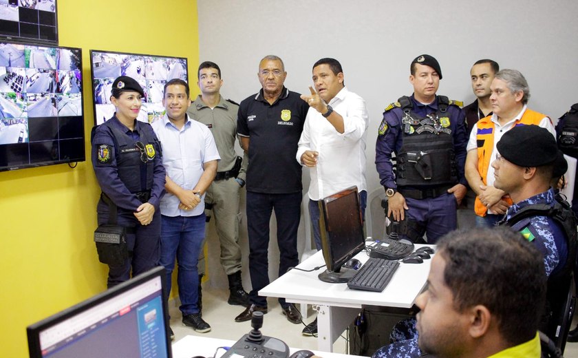 Prefeitura de Palmeira inaugura oficialmente sistema de videomonitoramento da cidade