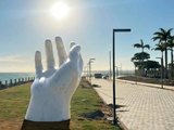 A 'Mão de Deus' é o novo cartão-postal de Maceió
