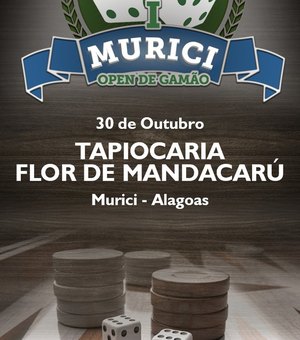 Murici Open de Gamão vai reunir competidores de todo Estado no dia 30 de outubro