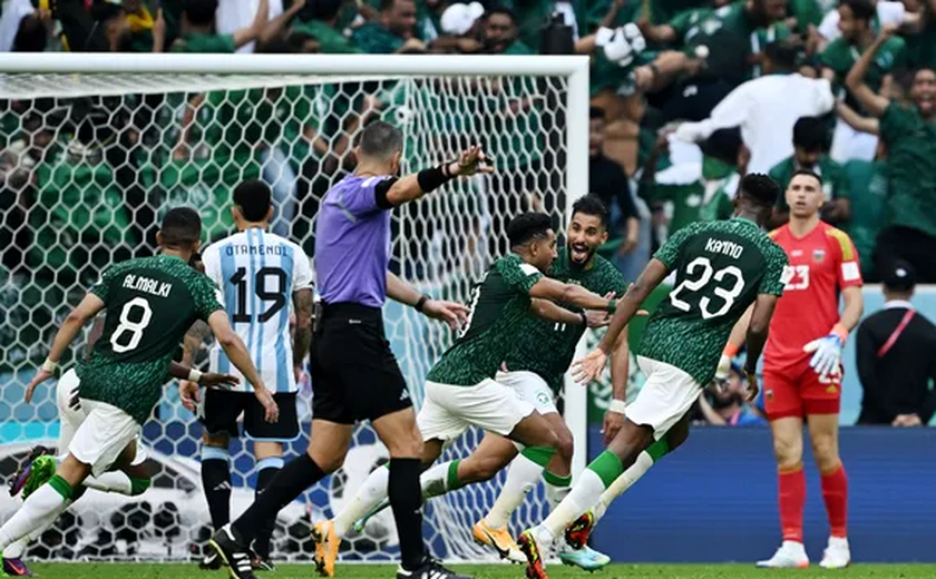 Uma zebra para a história: Argentina perde para a Arábia Saudita na estreia na Copa do Catar