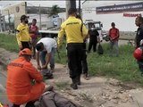 Acidente entre moto e van deixa duas pessoas feridas na Via Expressa, em Maceió