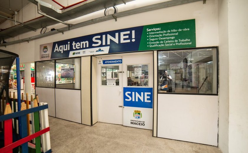 Confira as vagas de emprego disponíveis no Sine Maceió nesta segunda (20)