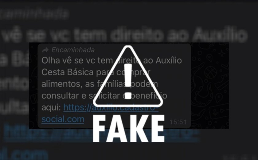 Site para consulta de Auxílio Cesta Básica é Fake