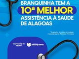 Atenção primária: Saúde de Branquinha é a 10ª melhor de Alagoas