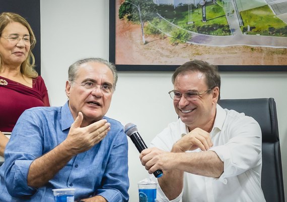 Luciano declara apoio à reeleição de Renan Calheiros: “AL não pode deixar de ter Renan em Brasília”