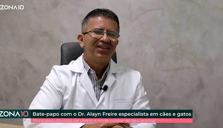 Bate-papo com o Dr. Alayn Freire, especialista em cães e gatos