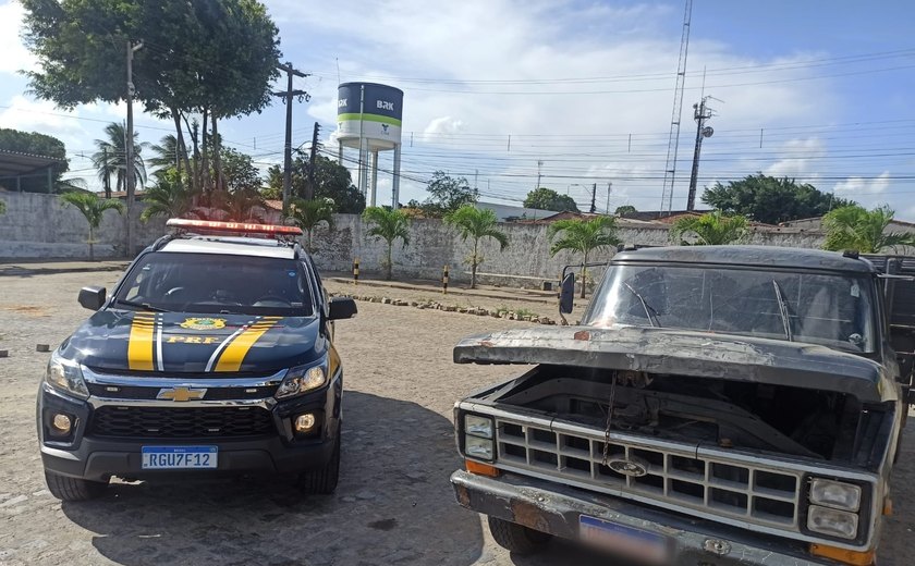 Caminhão roubado em Pernambuco é localizado pela PRF em Messias