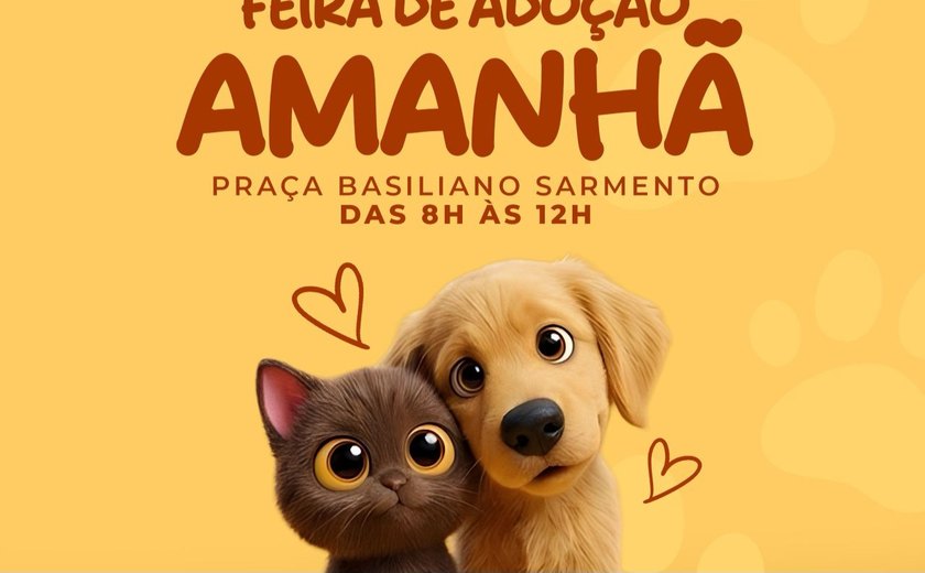 Programa União PET realiza mais uma feira de adoção neste sábado em União dos Palmares