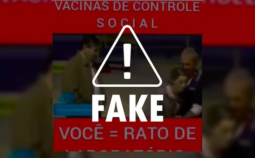 Desmaios mostrados em vídeo não foram provocados por vacina