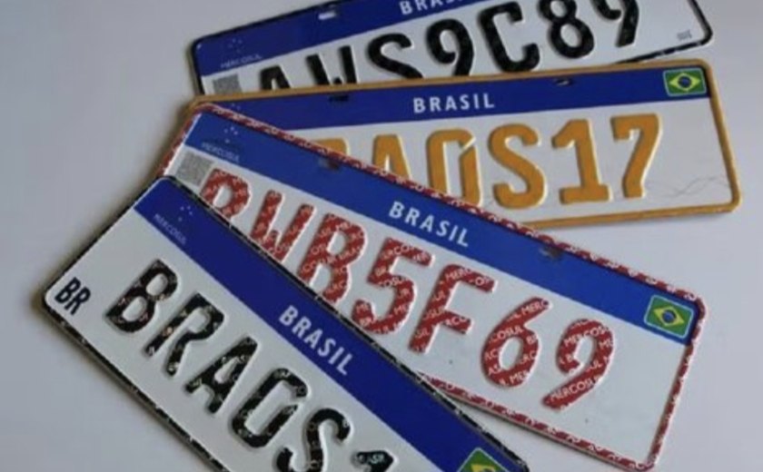 Projeto aprovado na Câmara pode mudar placas de veículos no Brasil novamente
