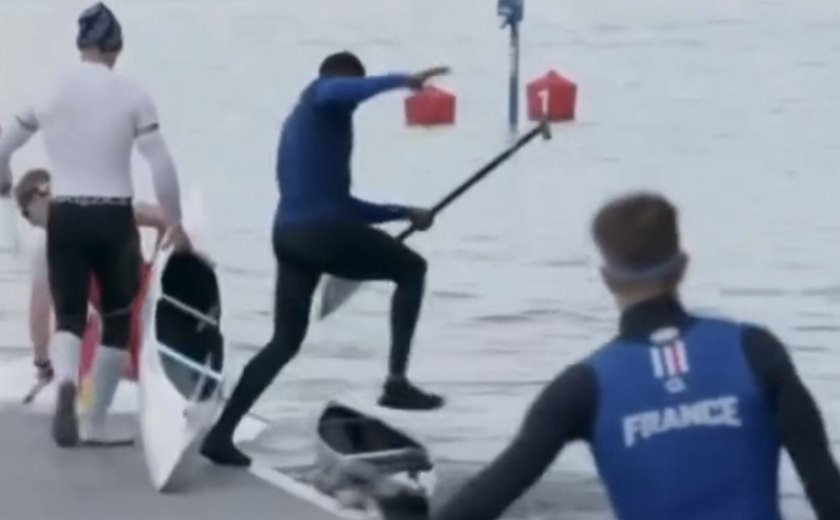 Canoísta brasileiro é empurrado por rival e perde lugar no pódio na Copa do Mundo