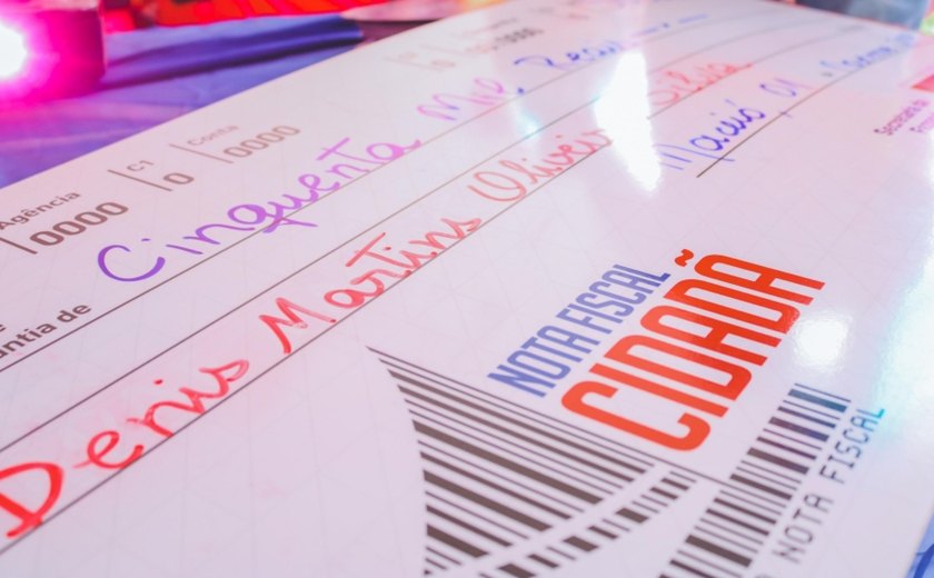 Secretaria da Fazenda efetua pagamento dos créditos da Nota Fiscal Cidadã nesta sexta-feira