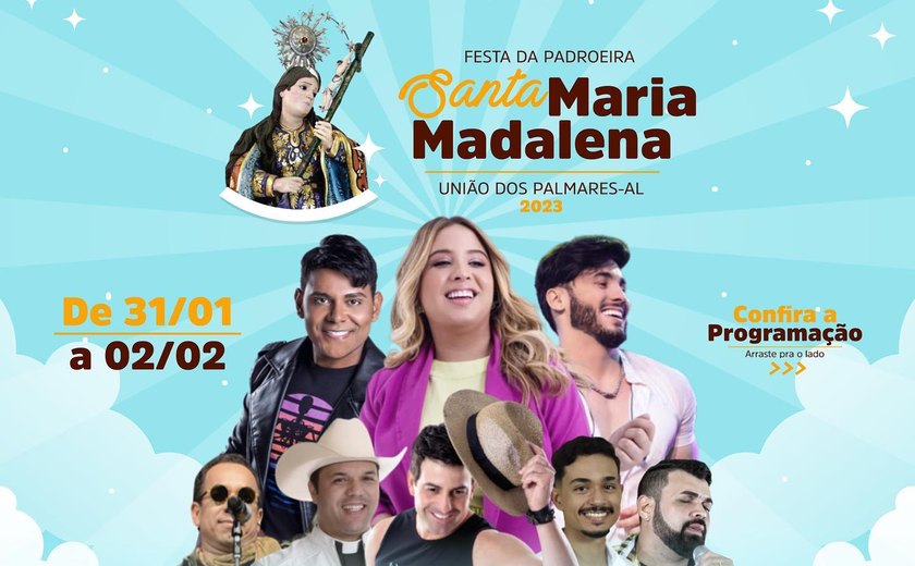 Mari Fernandes é a nova atração da Festa da Padroeira de União; veja a nova programação