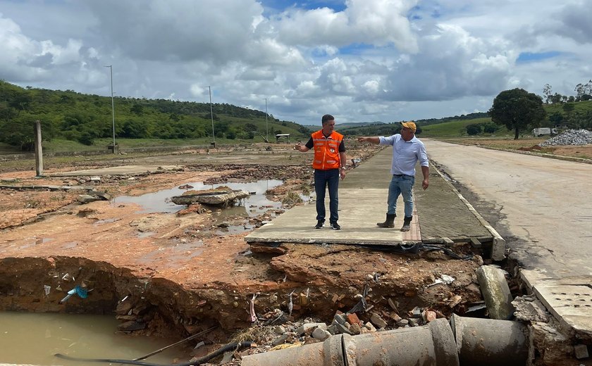 Prefeitura de Branquinha inicia ações de recuperação do município após enchente