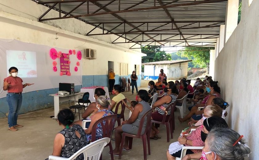 Assistência Social de Branquinha promove palestra em alusão ao Outubro Rosa