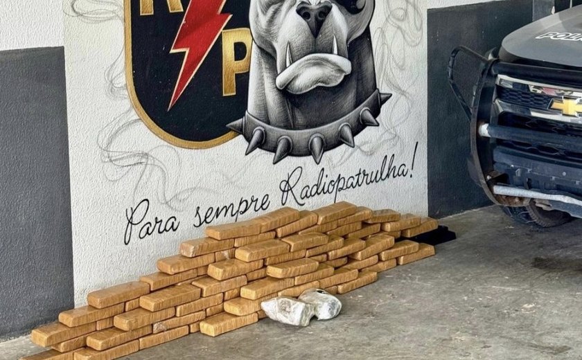 Polícia Militar apreende 77 kg de maconha em Maceió